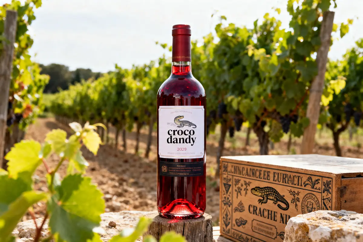Croco Dandy : Découvrez le vin rouge et l’élégance unique
