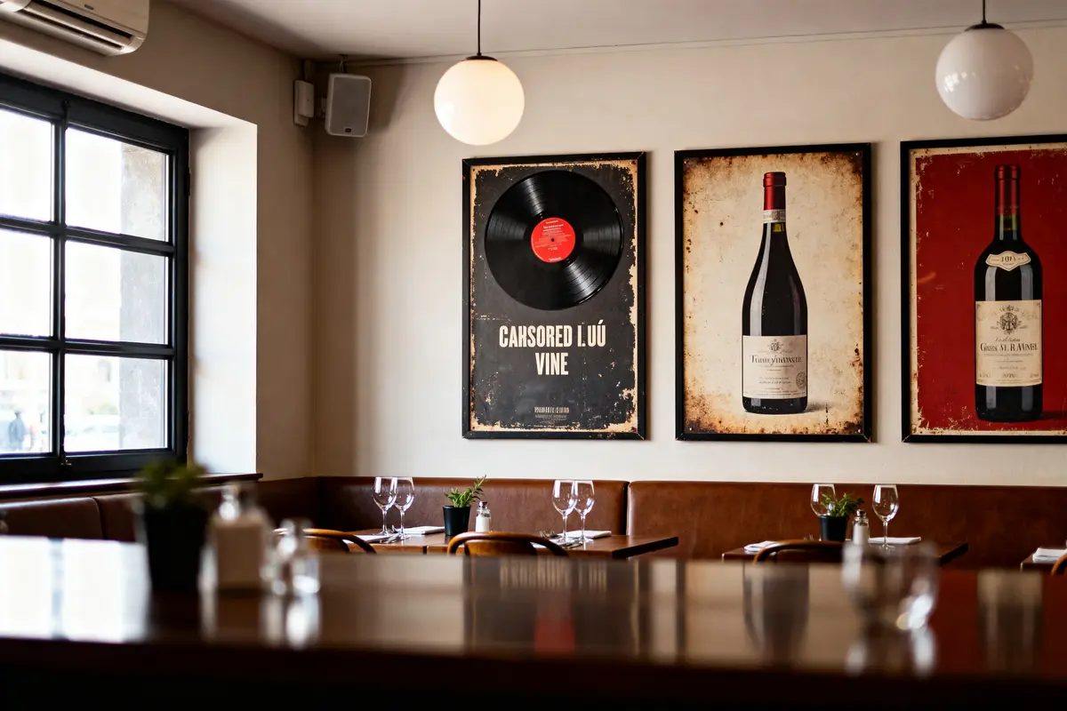 Affiches sur le vin : Élégance, art de vivre &amp; décoration