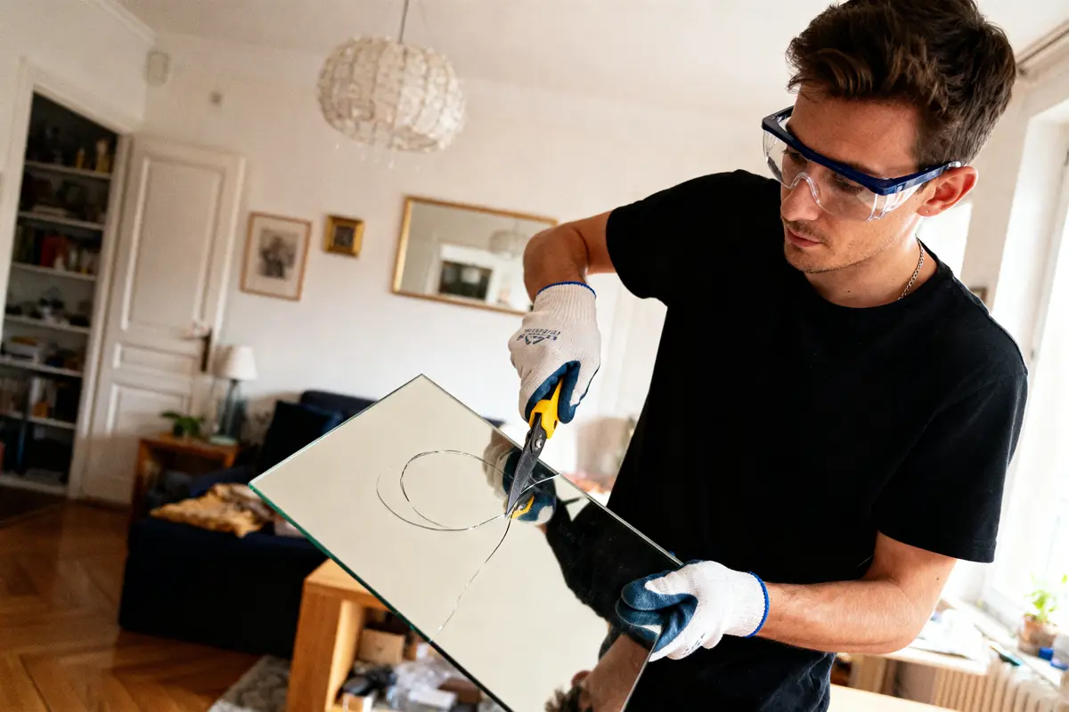 Comment couper un miroir proprement : astuces et étapes faciles