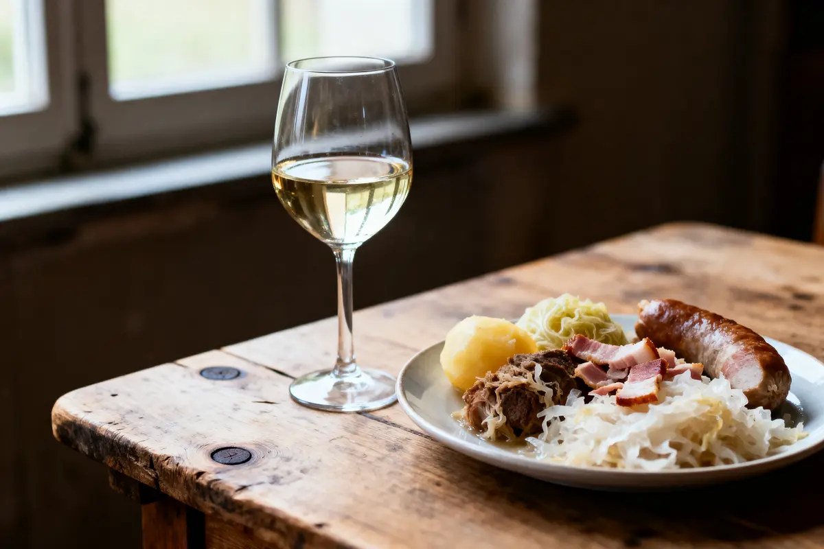 Quel vin avec la choucroute : Les meilleurs accords à découvrir !